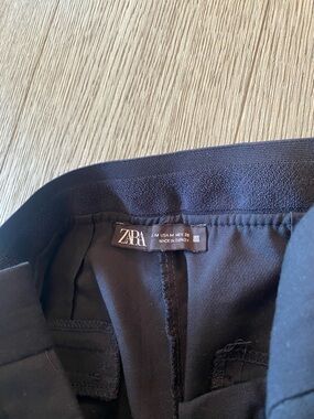 ZARA Ankle Length Pants Size US medium deepest navy